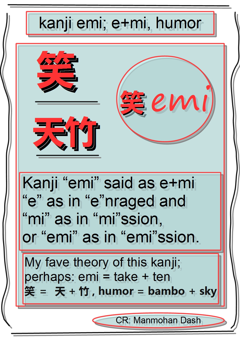 What kanji in Japanese is used for LOL? 