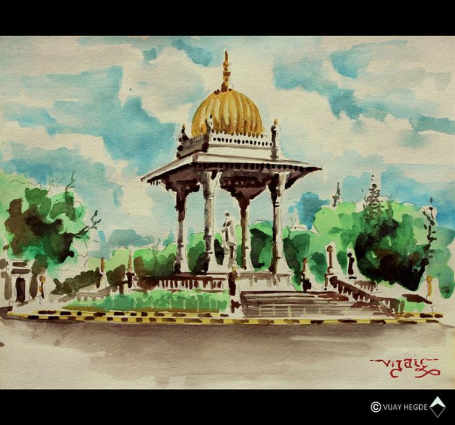 Art work by Vijay Hegde, Mysore city, LM2