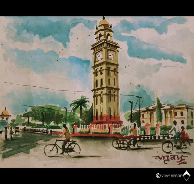 Art work by Vijay Hegde, Mysore city, LM4