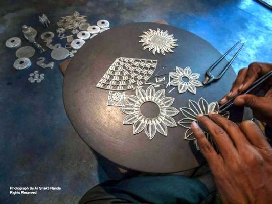 The Famous Tarakashi ( Filigree ) Work of Cuttack Photo credits: Ar Shakti Nanda
