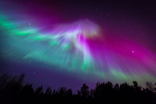 Aurora Borealis or Northern Lights at Ireland. Photo Credit; www.slate.com